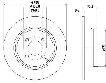 Hella Brake Disc for Volvo, OEM quality, OEM 271497 - View 4