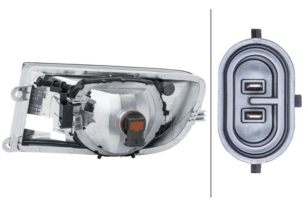 Hella Right Front Fog Light for Skoda, OEM quality, OEM 1Z0 941 700 A - View 3