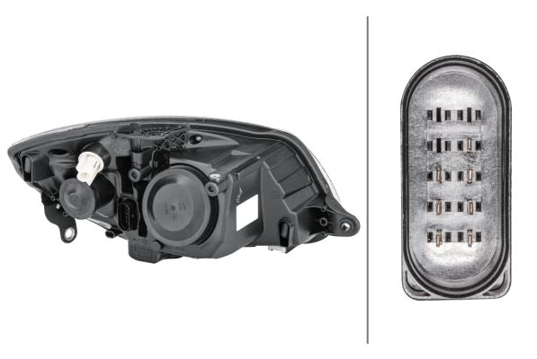 Hella Left Headlight – Skoda | OEM 5J1 941 015, MPN 1ED 247 025-211