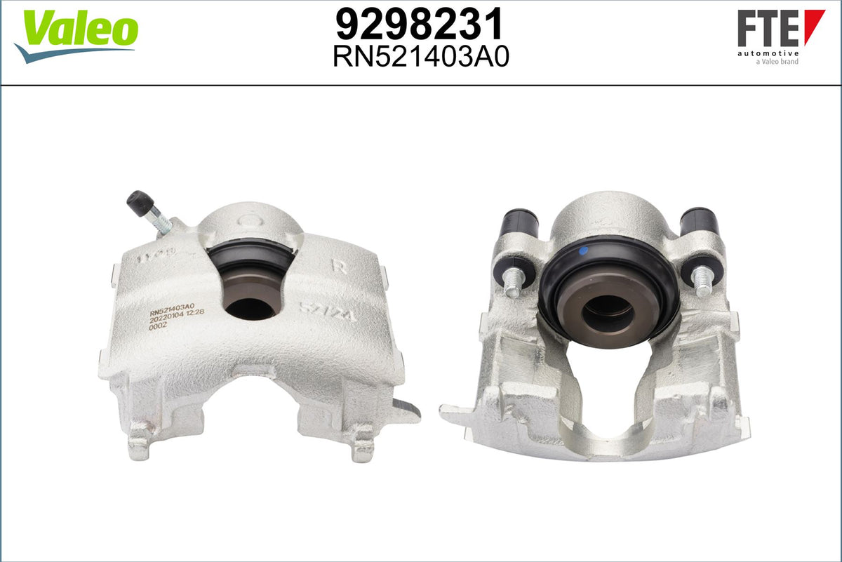 Valeo Right Brake Caliper Right for Vauxhall, OEM quality, OEM 542290, MPN 9298231