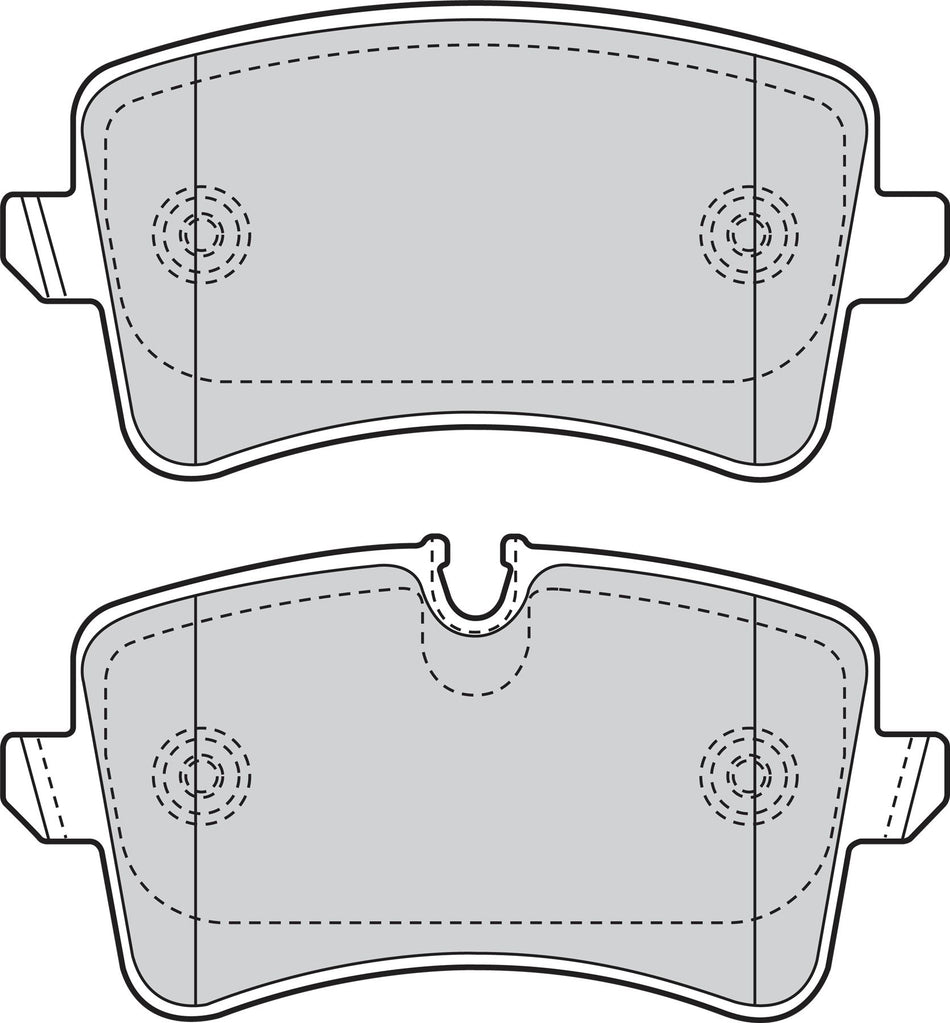 Valeo Rear Brake Pad Set for Audi, OEM quality, OEM 8K0698451, MPN 302157
