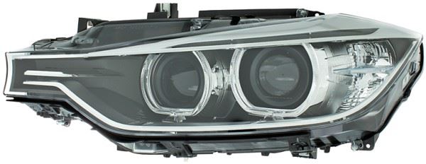 Hella Bi-Xenon LED Right Headlight for BMW, OEM quality, OEM 63 11 7 338 708, MPN 1ZS 354 983-261