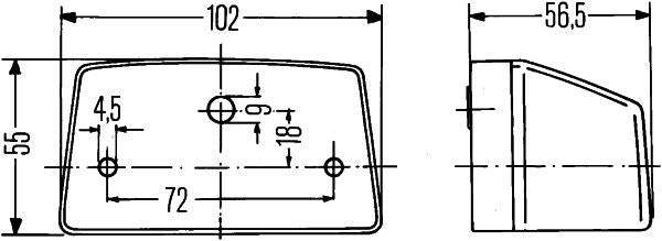 Hella Number Plate Light for Mercedes-Benz & Volkswagen, OEM quality, OEM 12-97700628 - View 8