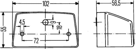 Hella Number Plate Light for Mercedes-Benz & Volkswagen, OEM quality, OEM 12-97700628 - View 8