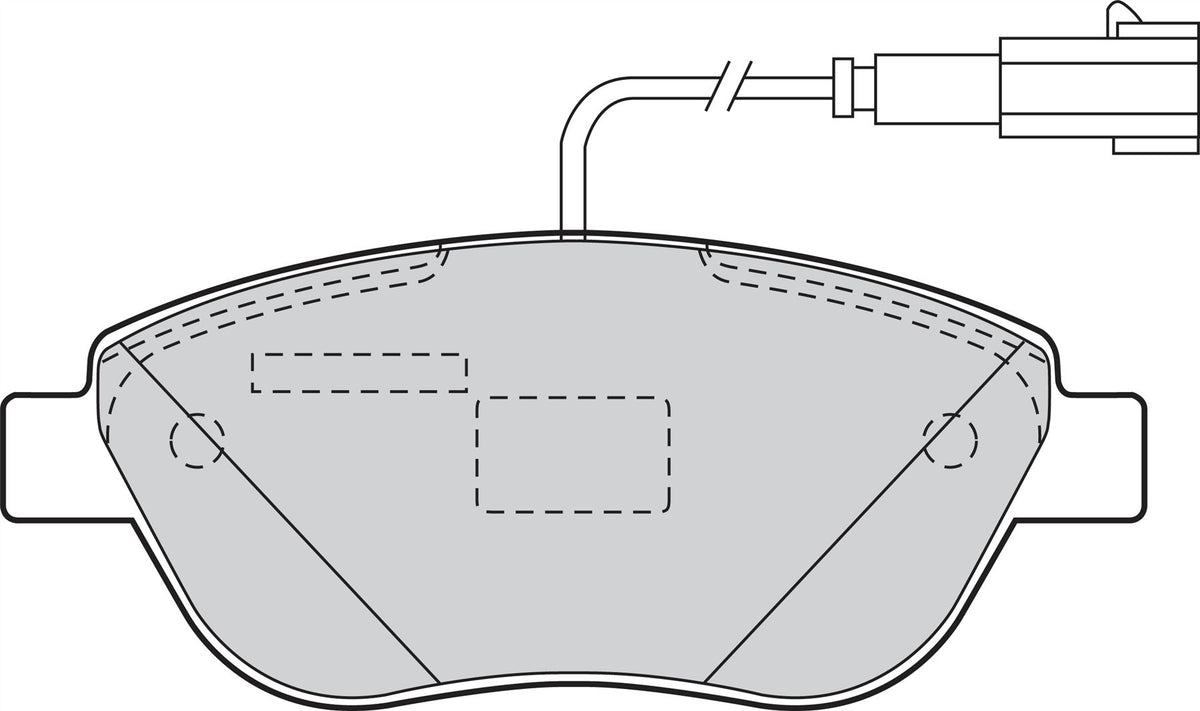 Valeo Front Brake Pad Set for Fiat, Vauxhall & more, OEM quality, OEM 1605268, MPN 301050