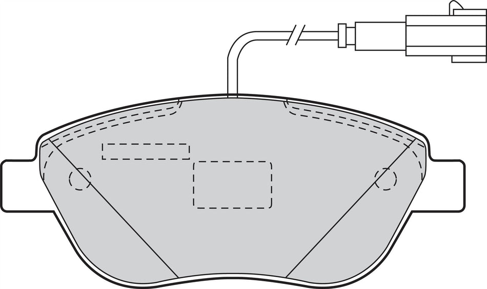 Valeo Front Brake Pad Set for Fiat, Vauxhall & more, OEM quality, OEM 1605268, MPN 301050