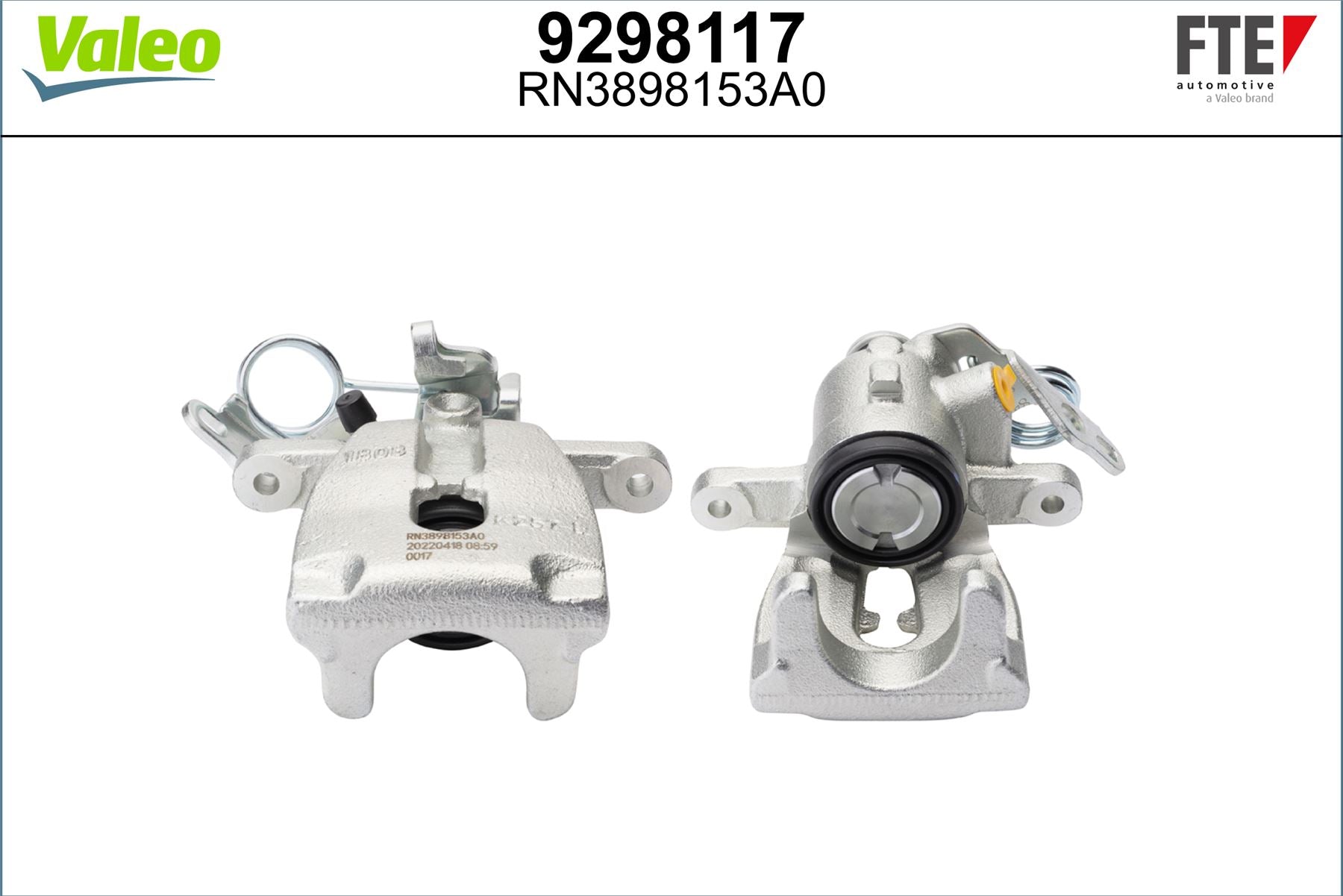 Valeo Left Brake Caliper Left for Ford, OEM quality, OEM 6G912D049GA, MPN 9298117