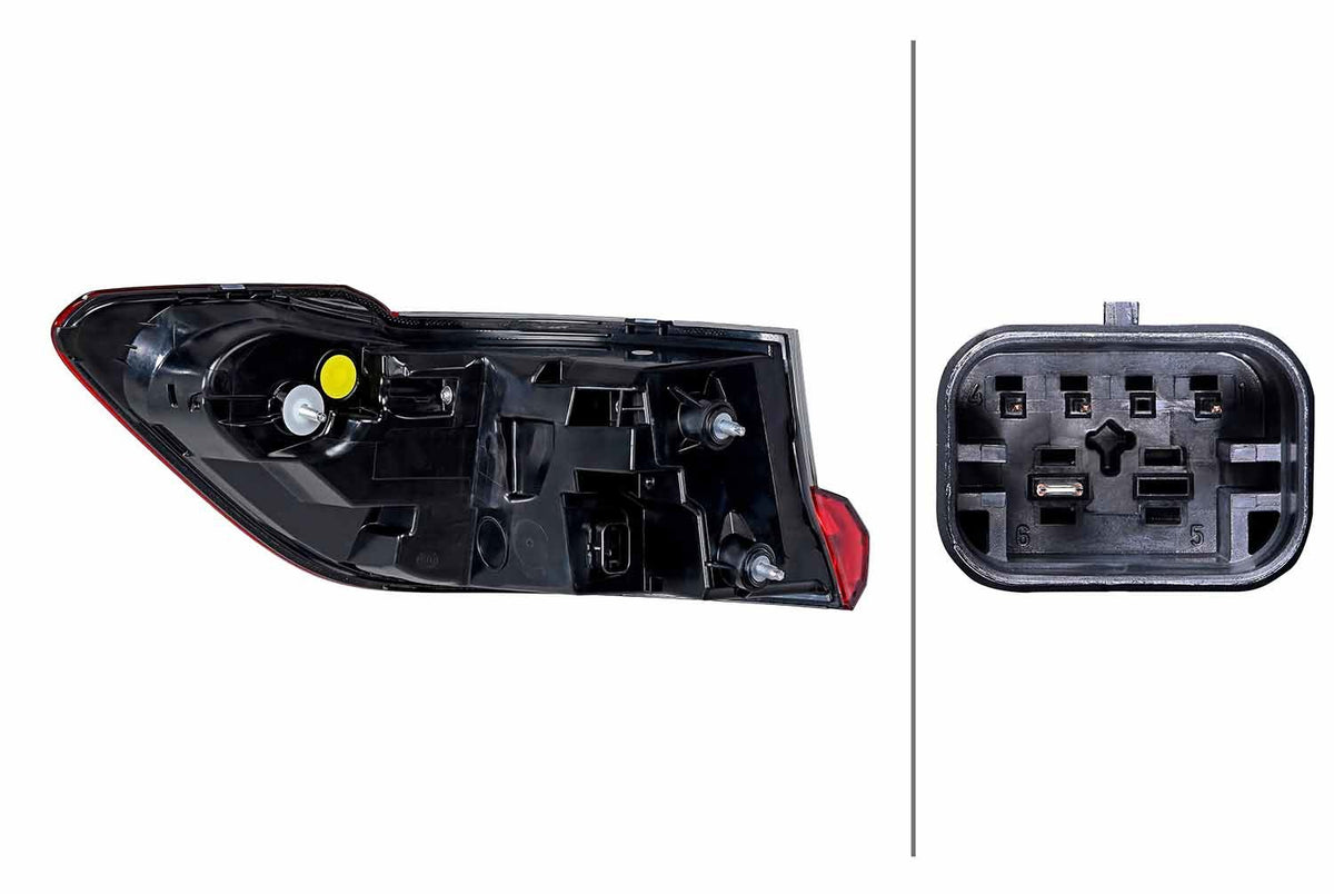 BMW 3 Series Right Rear Light, Hella OEM, OEM 5A3BC66-02 - View 3