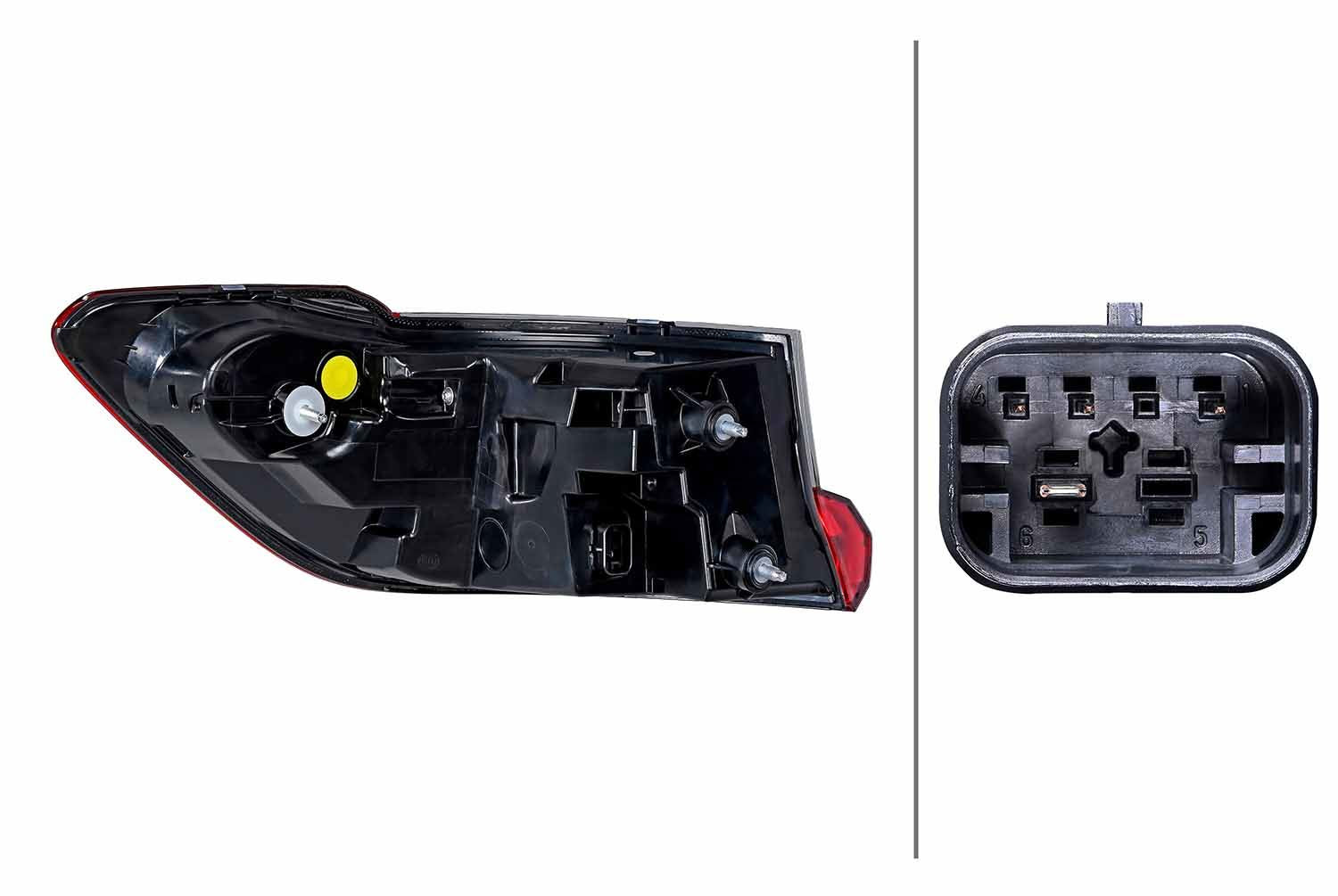 BMW 3 Series Right Rear Light, Hella OEM, OEM 5A3BC66-02 - View 3