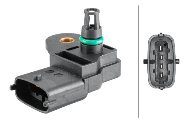 Hella Boost Pressure Sensor for Ford & Honda, OEM quality, OEM 1751185, MPN 6PP 358 152-331