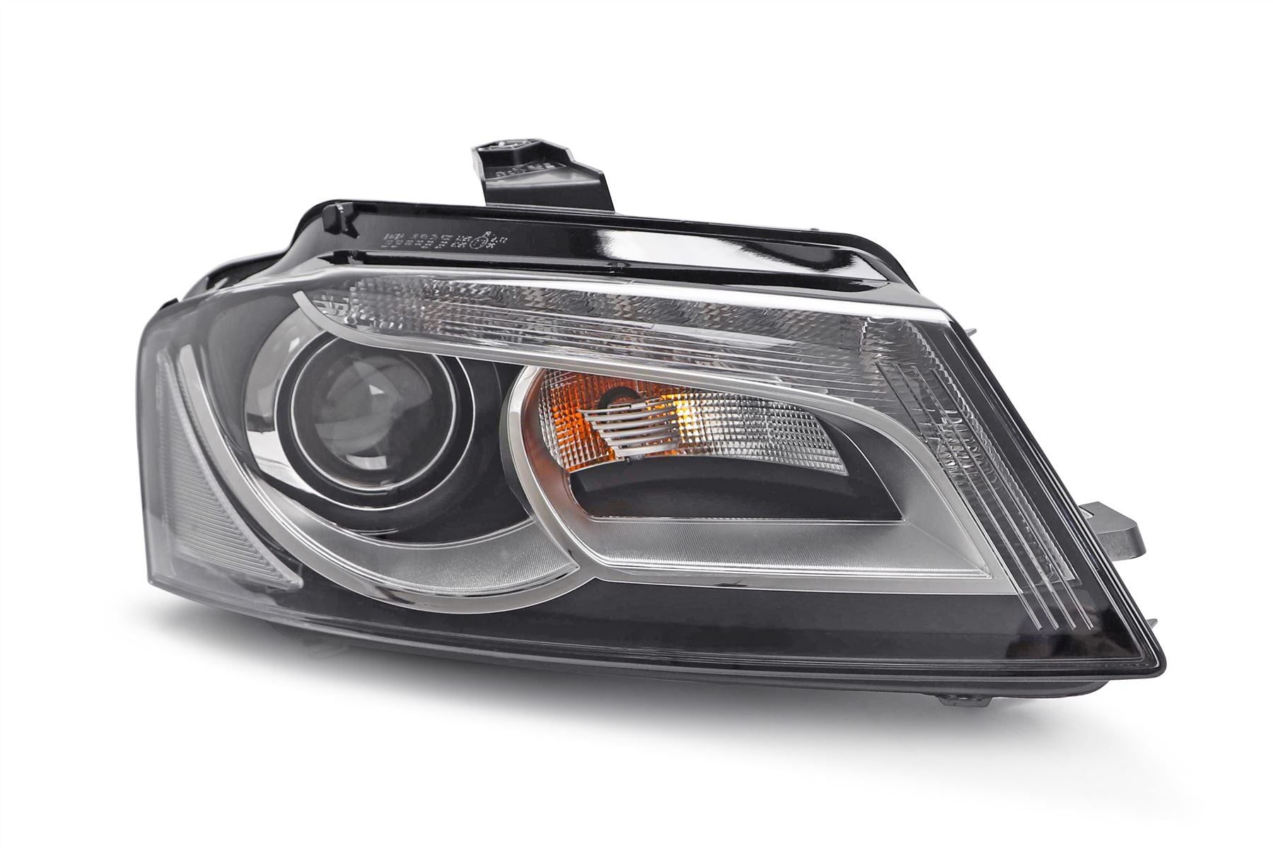 Hella Bi-Xenon LED DRL Right Headlight for Audi, OEM quality, OEM 8P0941004, MPN 1LL 009 648-421