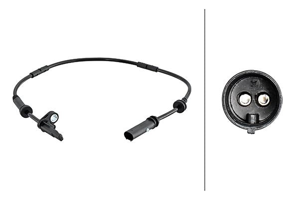 BMW X4 (G02, F98) ABS Wheel Speed Sensor, Hella OEM, OEM 34526869293, MPN 6PU 230 048-191