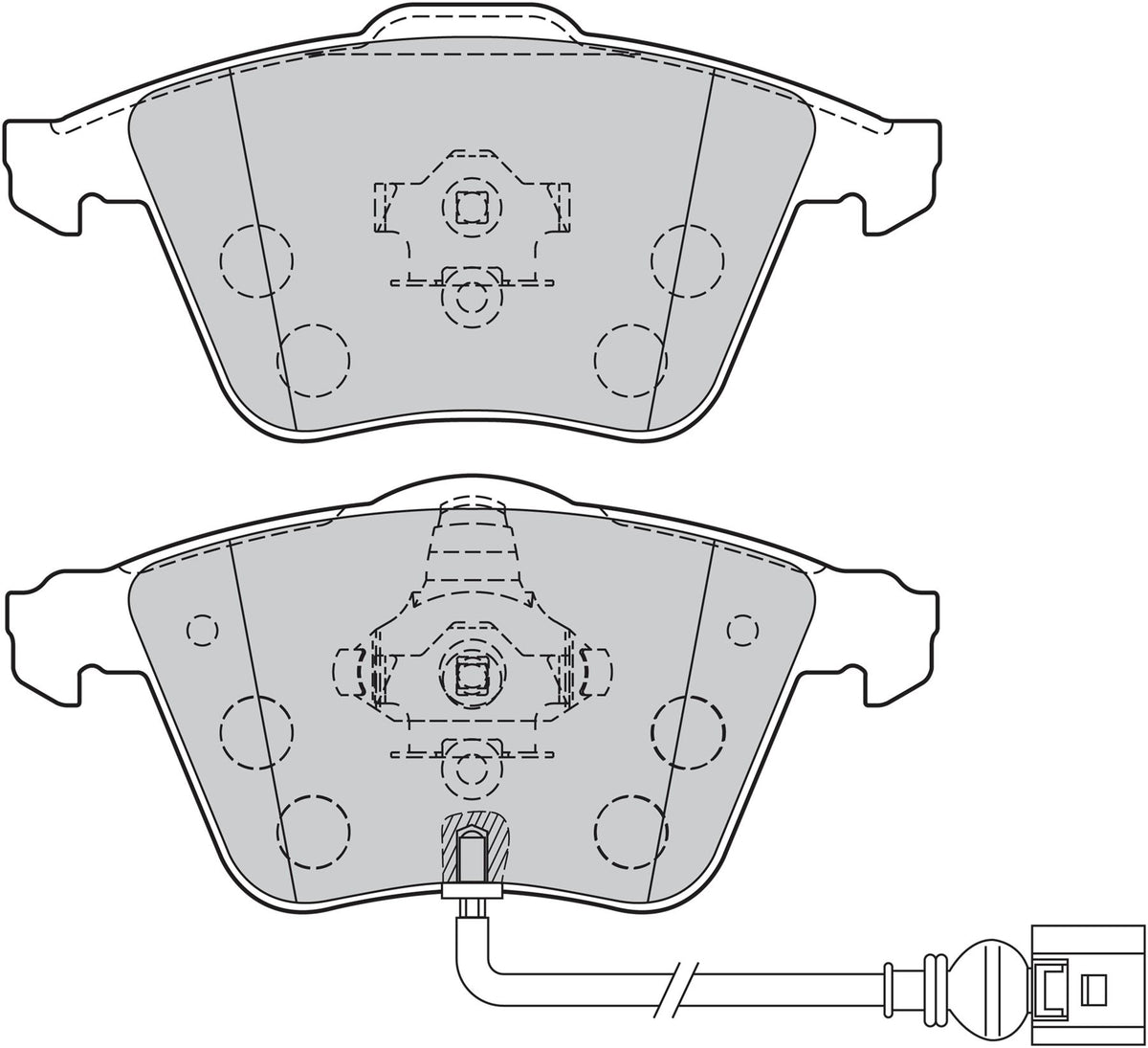 Valeo Front Brake Pad Set for Seat, Audi & more, OEM quality, OEM 1K0698151B, MPN 301863