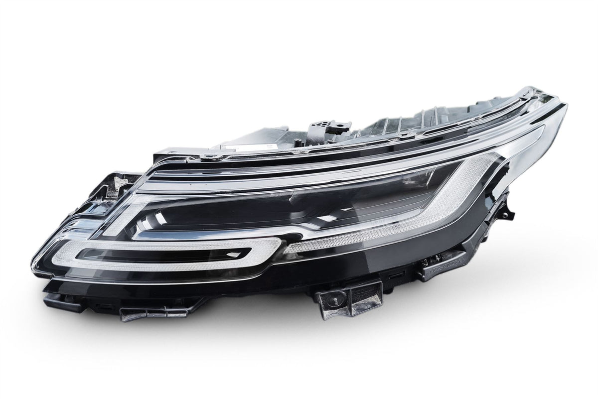 Range Rover Evoque Left Headlight, Valeo OEM, OEM LR116014, MPN 450968