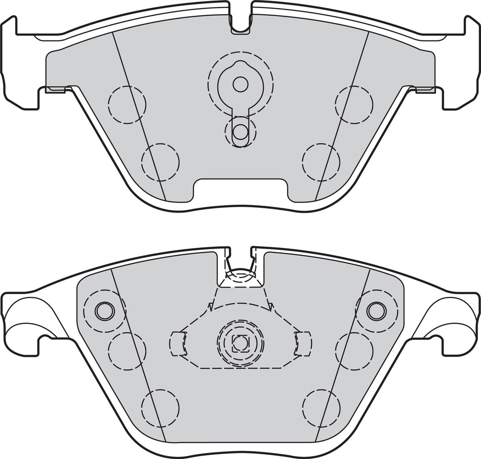 Valeo Front Brake Pad Set for BMW, OEM quality, OEM 34 11 2 339 270, MPN 302273