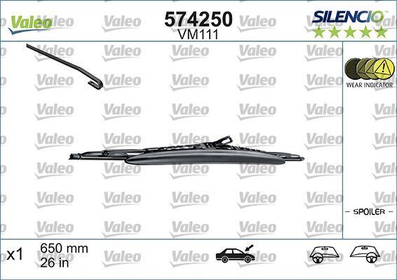Valeo Front Wiper Blade for Citroen, Kia & more, OEM quality, OEM 6423L4 - View 3