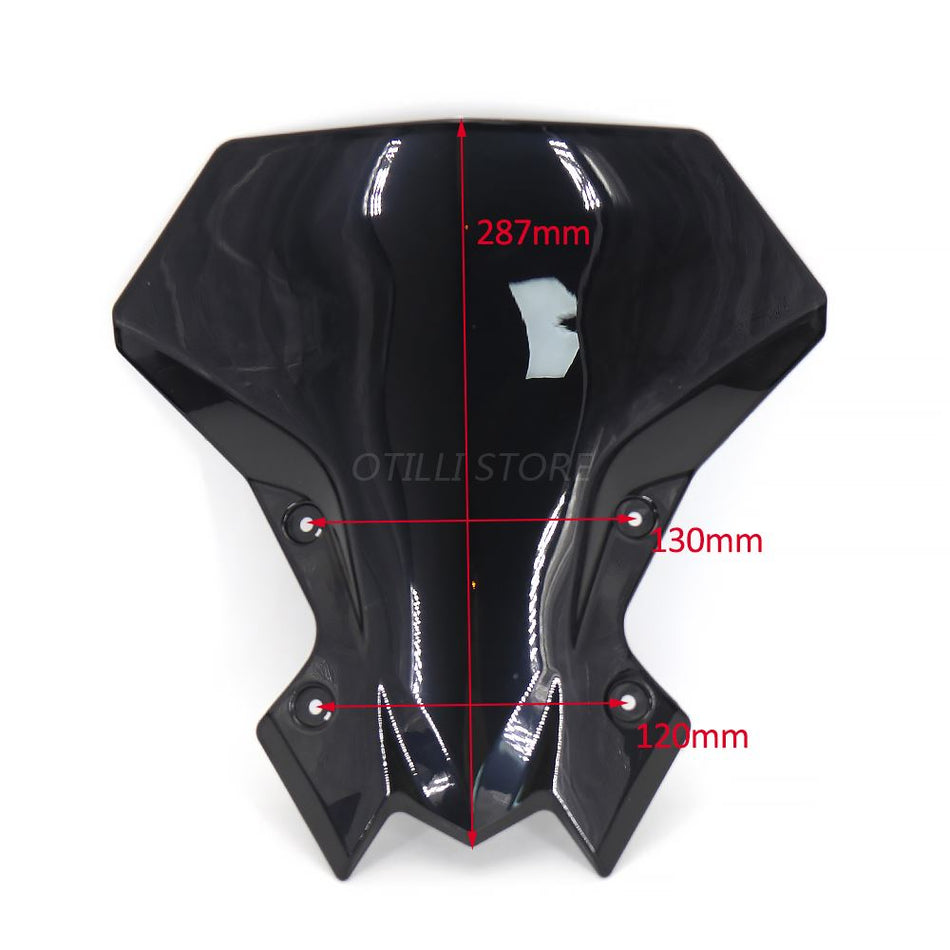 Motorcycle Double Bubble Windshield - for Kawasaki | Eurowagens - View 4