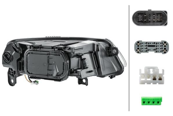 Hella Bi-Xenon Left Headlight – Audi | OEM 4F0 941 003 BH - View 2