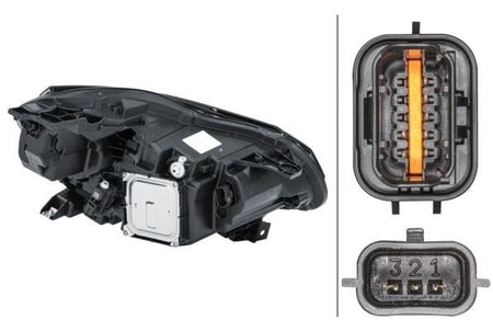 Hella LED DRL Left Headlight for Renault, OEM quality, OEM 260603743R - View 3