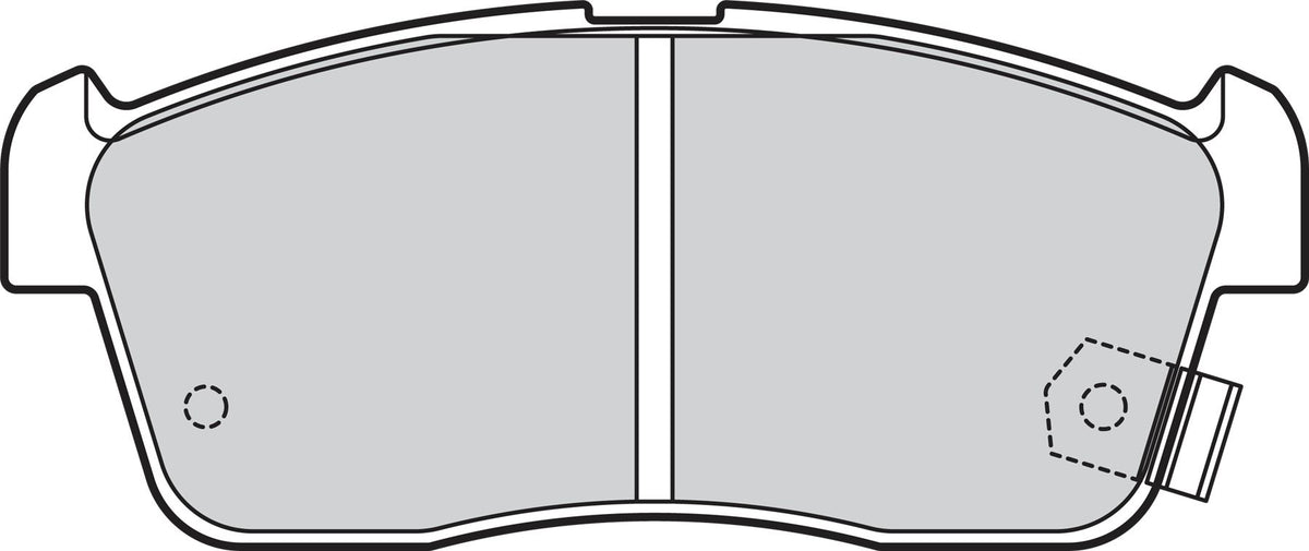 Valeo Front Brake Pad Set for Daihatsu, Subaru & more, OEM quality, OEM 04465-B1010, MPN 302055