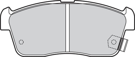 Valeo Front Brake Pad Set for Daihatsu, Subaru & more, OEM quality, OEM 04465-B1010, MPN 302055