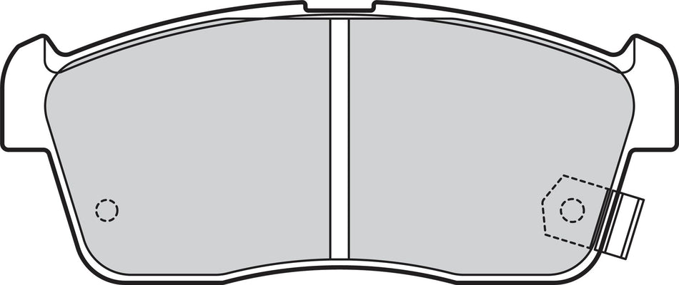 Valeo Front Brake Pad Set for Daihatsu, Subaru & more, OEM quality, OEM 04465-B1010, MPN 302055