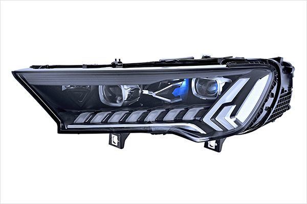 Audi Q7 Left Headlight, Hella OEM, OEM 4M0941085A, MPN 1LX 354 881-151