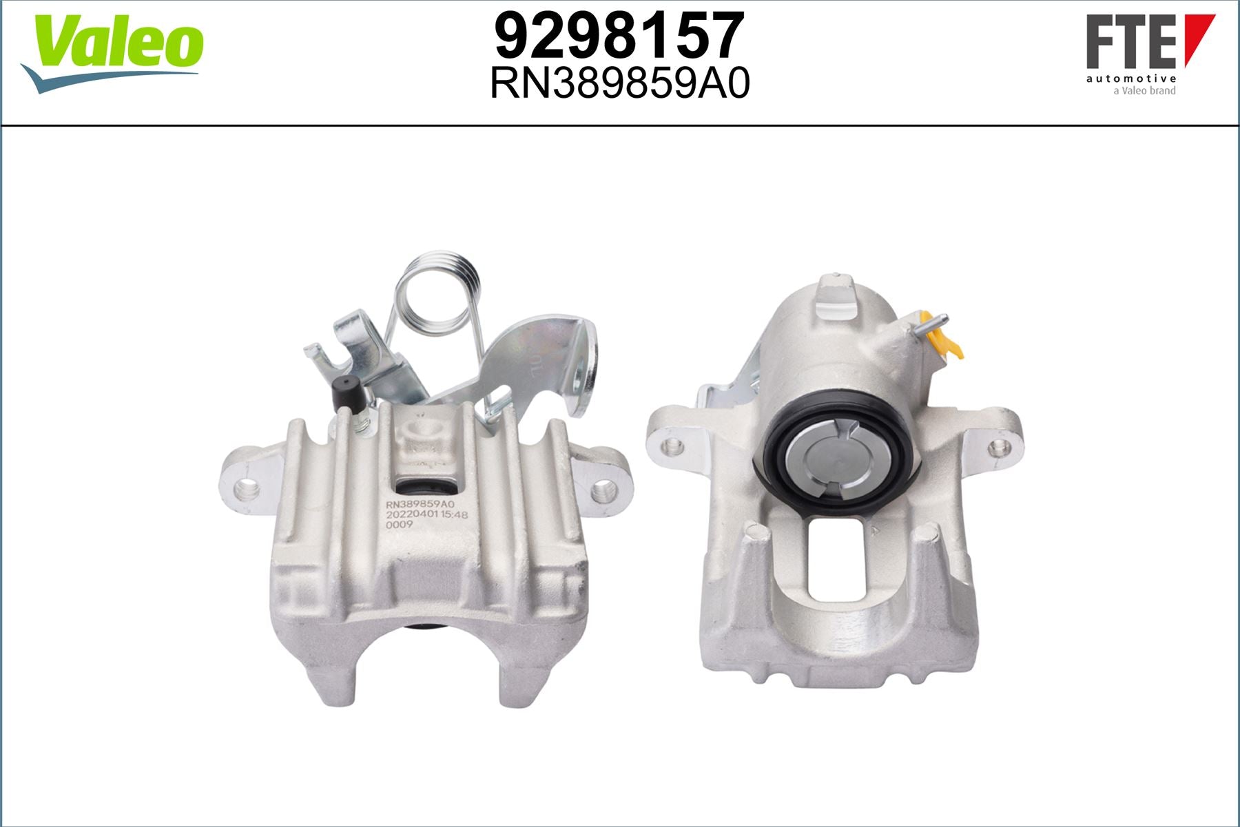 Valeo Left Brake Caliper Left for Audi & Seat, OEM quality, OEM 8E0615423B, MPN 9298157