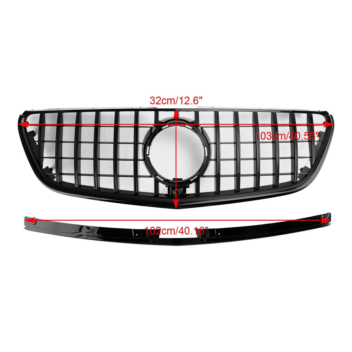 Bumper Grille Front - for Mercedes-Benz | Eurowagens - View 10