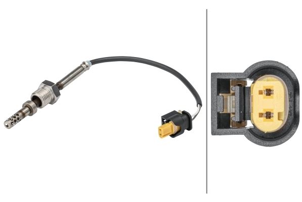 Mercedes-Benz A-Class Exhaust Gas Temperature Sensor, Hella OEM, OEM 0071539228, MPN 6PT 358 181-511