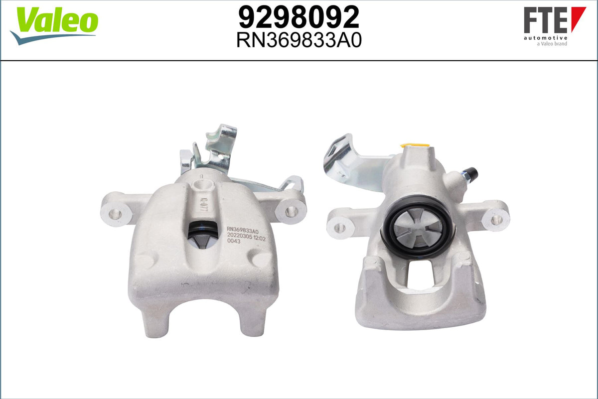 Valeo Left Brake Caliper Left for Mini, OEM quality, OEM 6776925, MPN 9298092