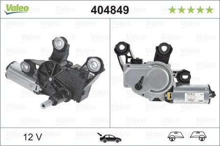 Valeo Rear Wiper Motor for Seat & Volkswagen, OEM quality, OEM 7M3955711A, MPN 404849