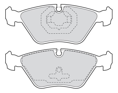Valeo Front Brake Pad Set for Volvo, OEM quality, OEM 271587.8, MPN 301616