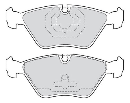 Valeo Front Brake Pad Set for Volvo, OEM quality, OEM 271587.8, MPN 301616