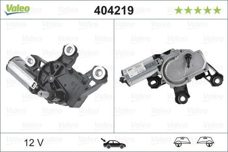 Valeo Rear Wiper Motor for Audi & Seat, OEM quality, OEM 6X0955711C, MPN 404219