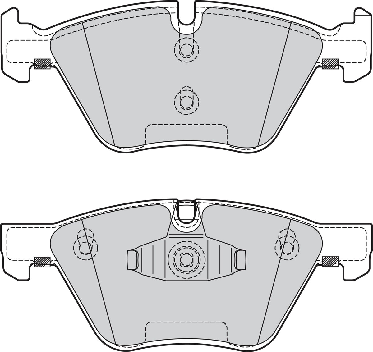 Valeo Front Brake Pad Set for BMW, OEM quality, OEM 34 11 2 288 856, MPN 302132