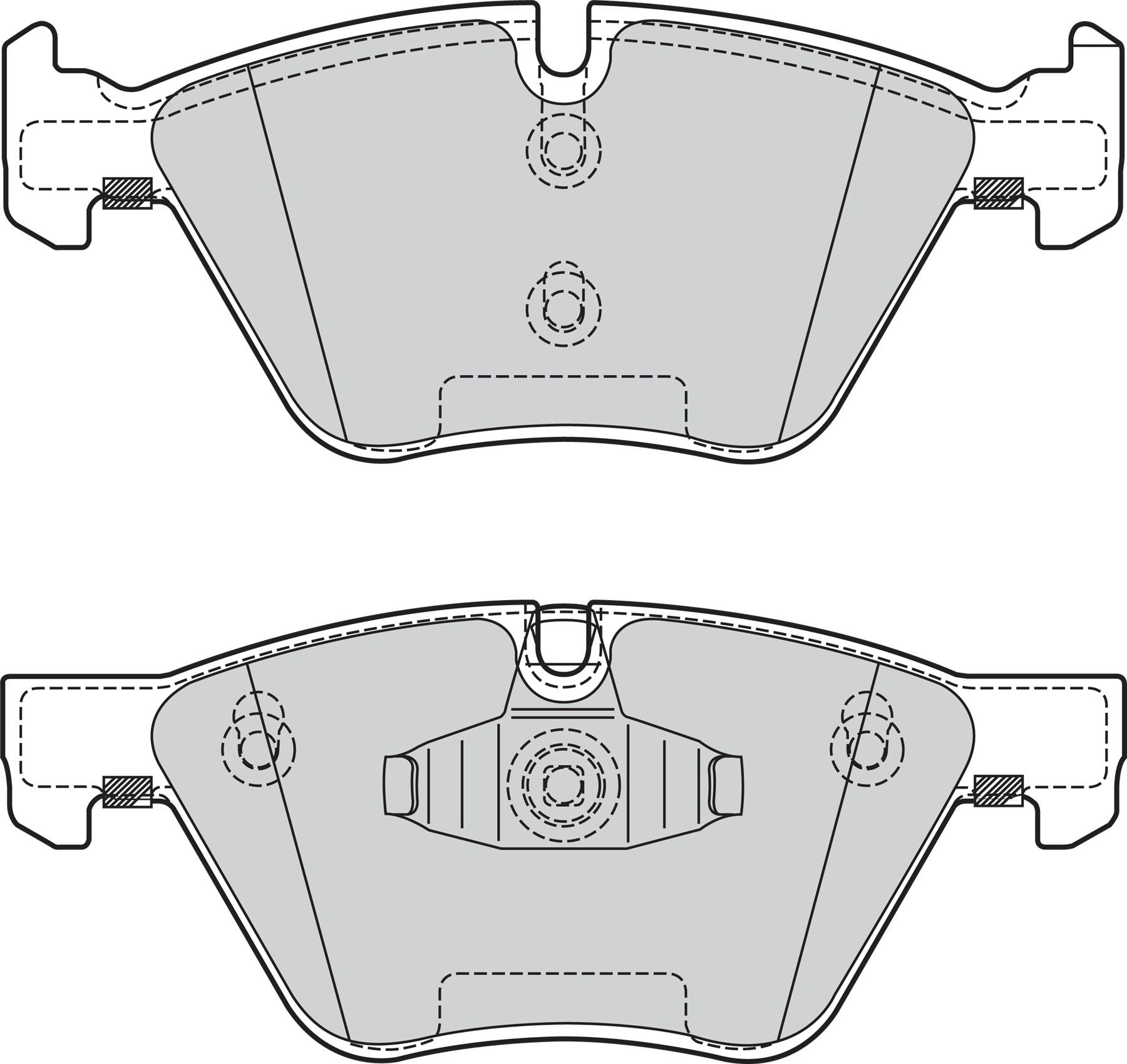 Valeo Front Brake Pad Set for BMW, OEM quality, OEM 34 11 2 288 856, MPN 302132