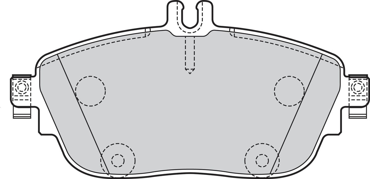 Valeo Front Brake Pad Set for Infiniti & Mercedes-Benz, OEM quality, OEM 41060-5DA0B, MPN 302210