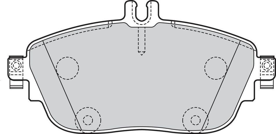 Valeo Front Brake Pad Set for Infiniti & Mercedes-Benz, OEM quality, OEM 41060-5DA0B, MPN 302210