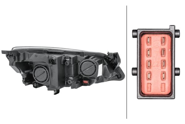 Hella Left Headlight – Vauxhall | OEM 12 16 674, MPN 1EG 010 011-351