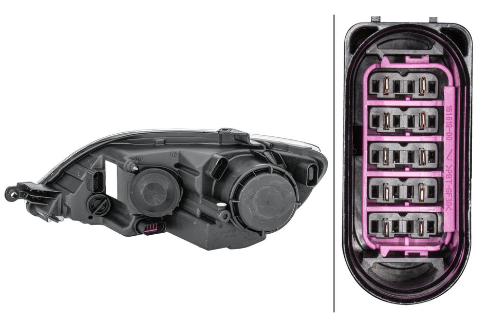 Hella Right Headlight – Volkswagen | OEM 5M1 941 006 G - View 2