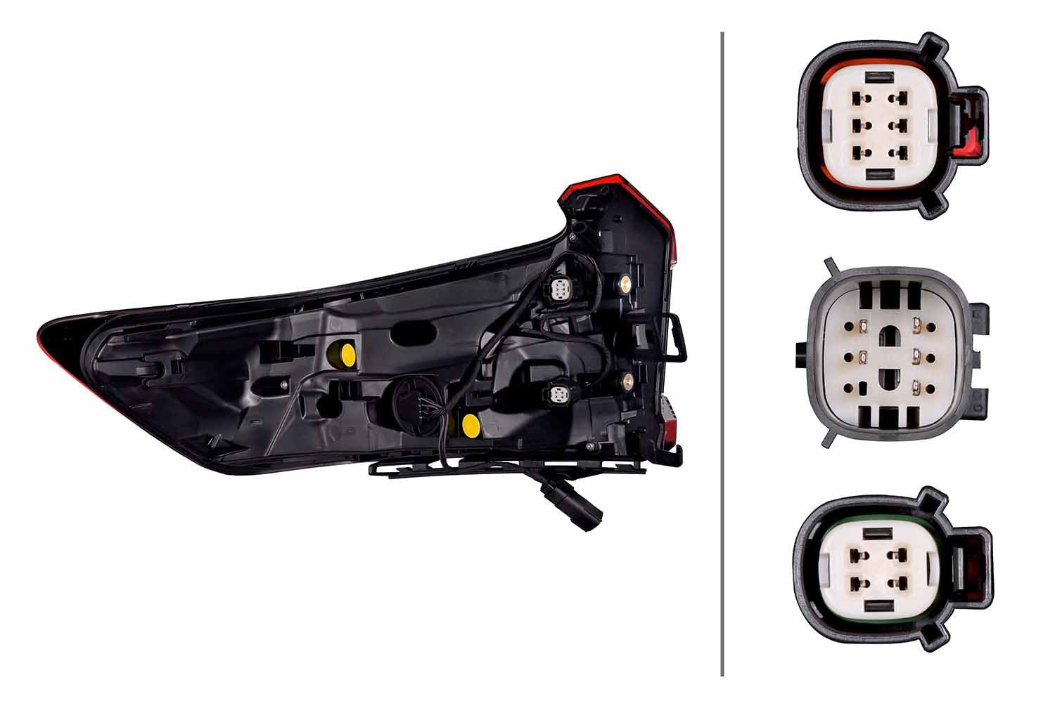 Volvo C40 Right Rear Light, Hella OEM, OEM 32133817 - View 4