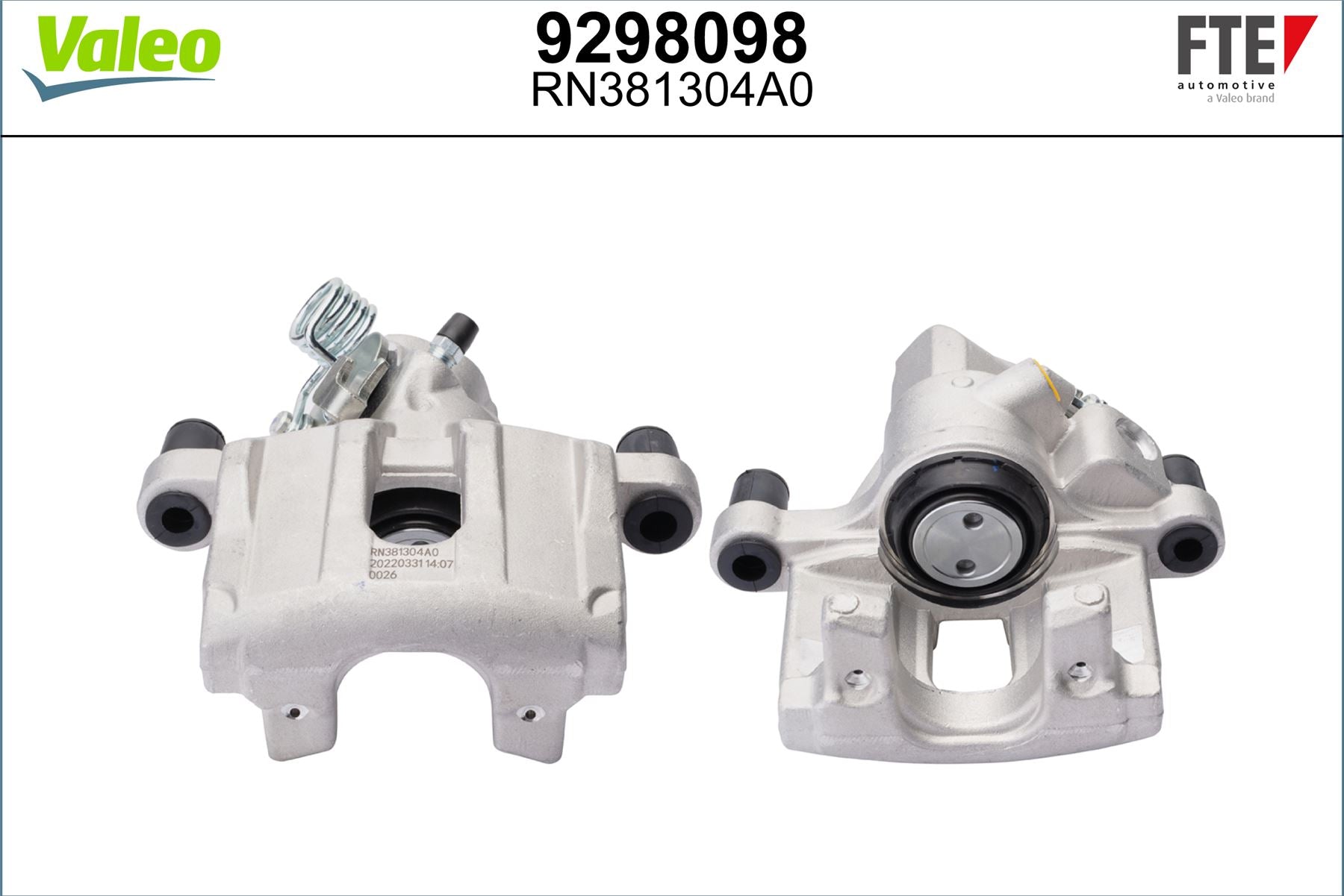 Valeo Left Brake Caliper Left for Volvo, Mazda & more, OEM quality, OEM 3M512M089AA, MPN 9298098