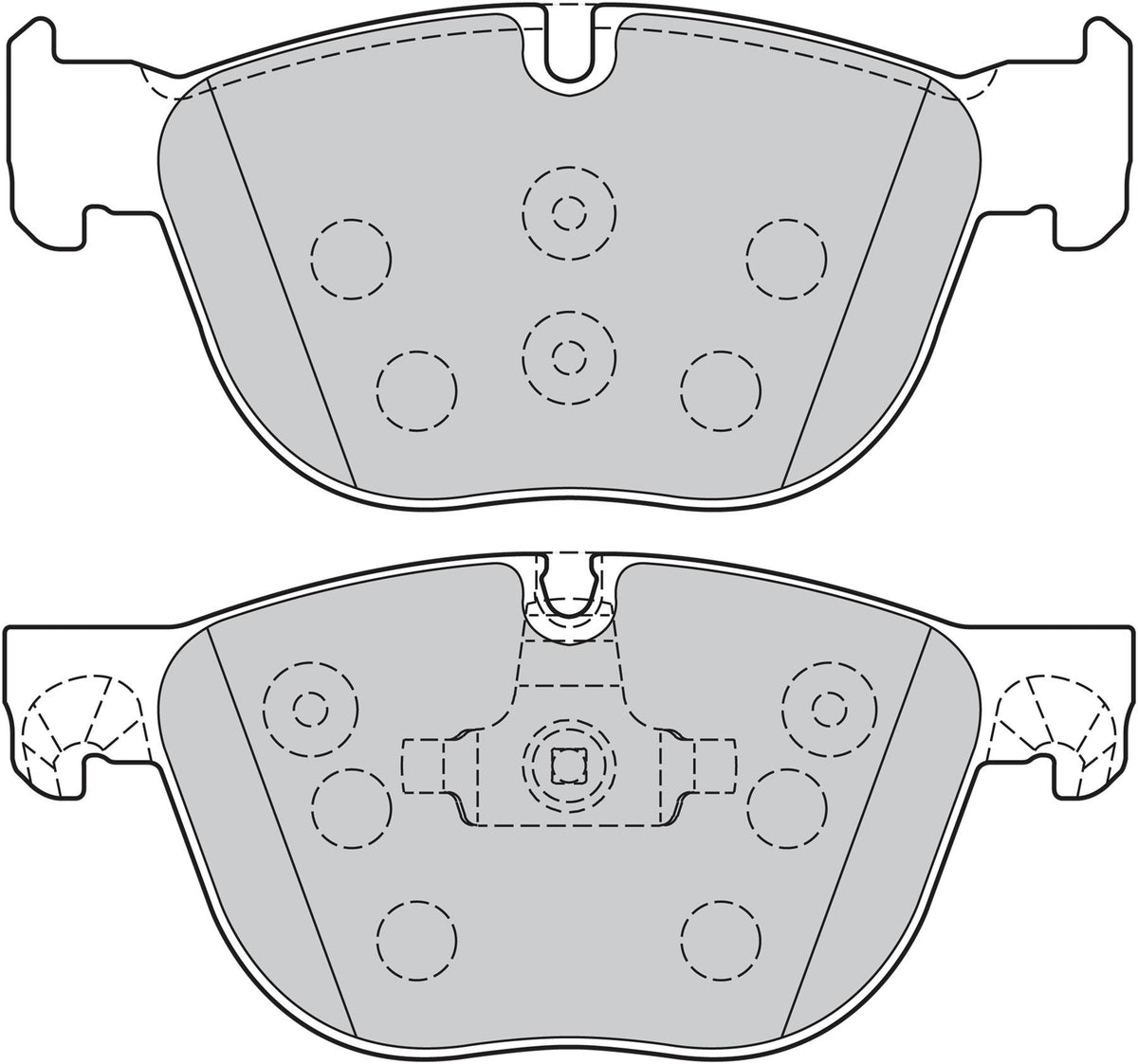 Valeo Front Brake Pad Set for BMW, OEM quality, OEM 34 11 2 413 068, MPN 301130