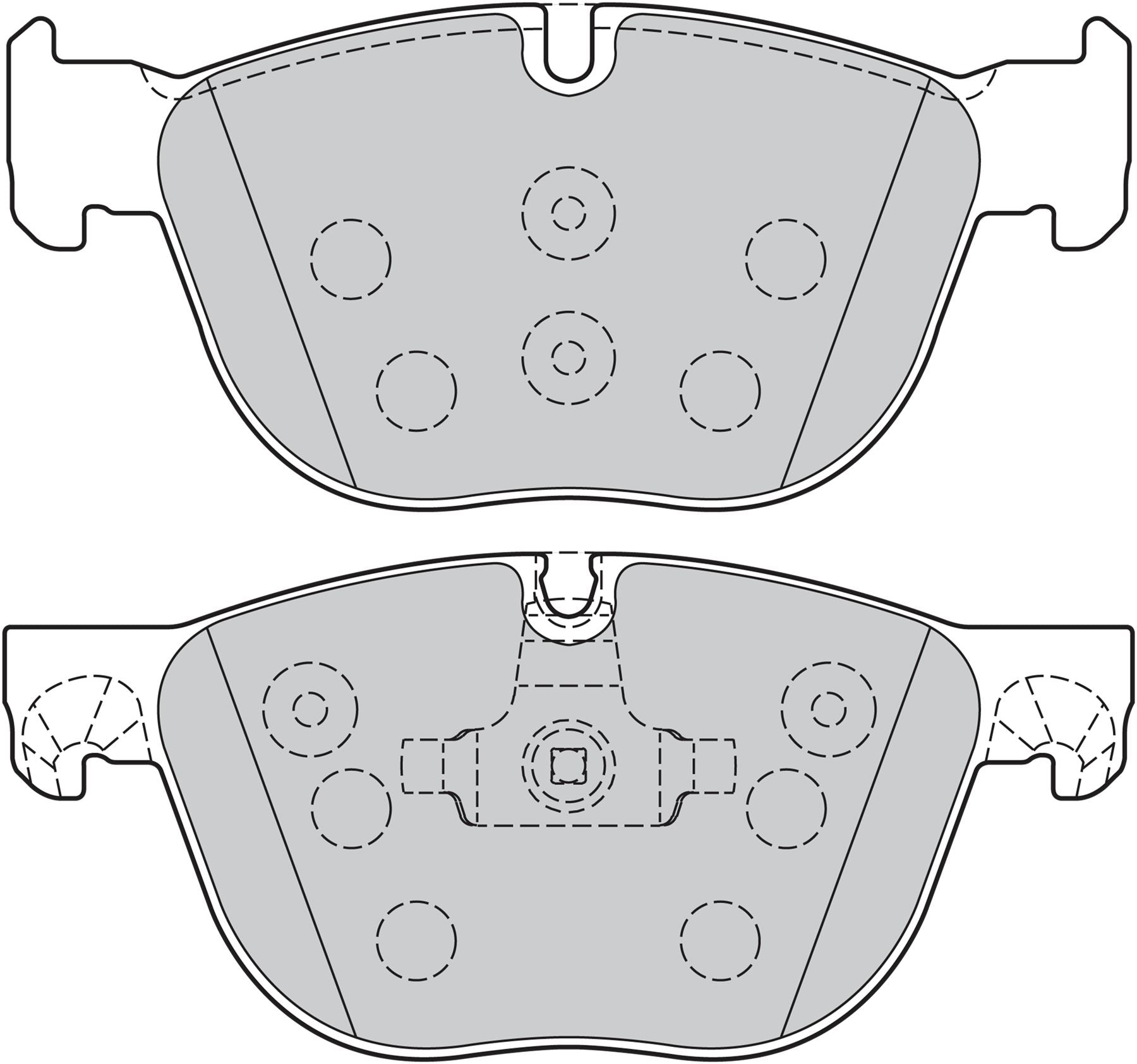Valeo Front Brake Pad Set for BMW, OEM quality, OEM 34 11 2 413 068, MPN 301130
