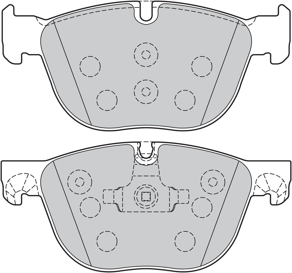 Valeo Front Brake Pad Set for BMW, OEM quality, OEM 34 11 2 413 068, MPN 301130