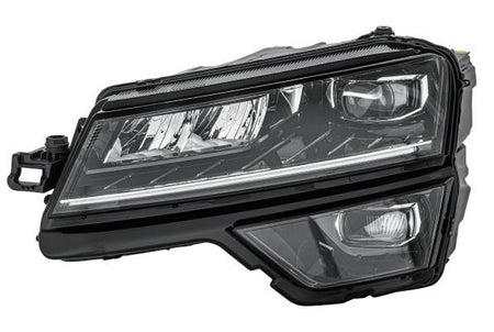 Skoda Karoq Left Headlight, Hella OEM, OEM 57C941017B, MPN 1EX 354 855-031