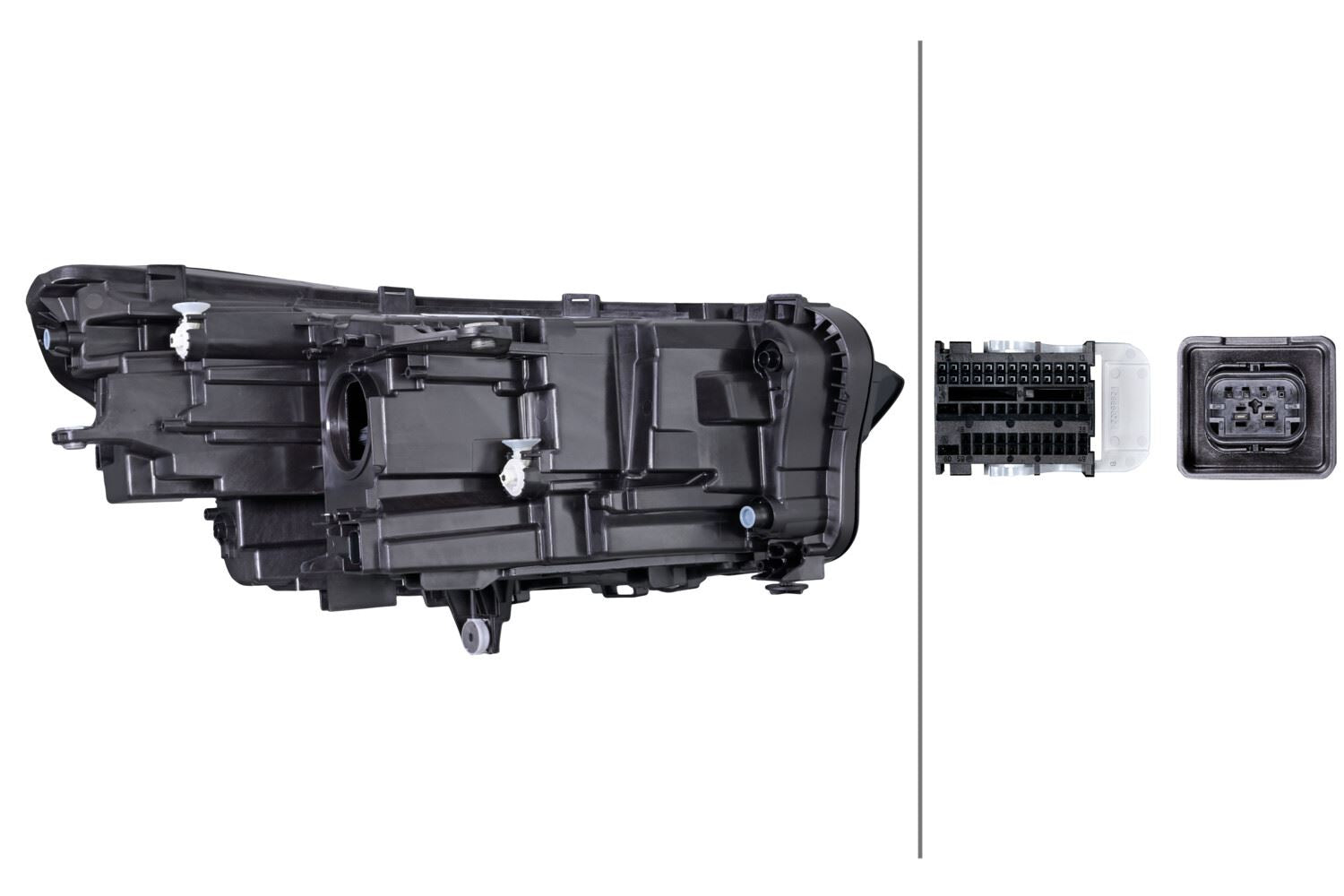 BMW X1 Left Headlight, Hella OEM, OEM 5 A64 3A5 - View 2