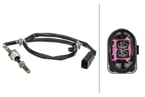 Hella Exhaust Gas Temperature Sensor for Audi, OEM quality, OEM 03L906088BT, MPN 6PT 358 181-171