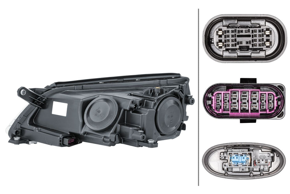 Volkswagen Tiguan Right Headlight | Hella OEM 5N1 941 040 K - View 2